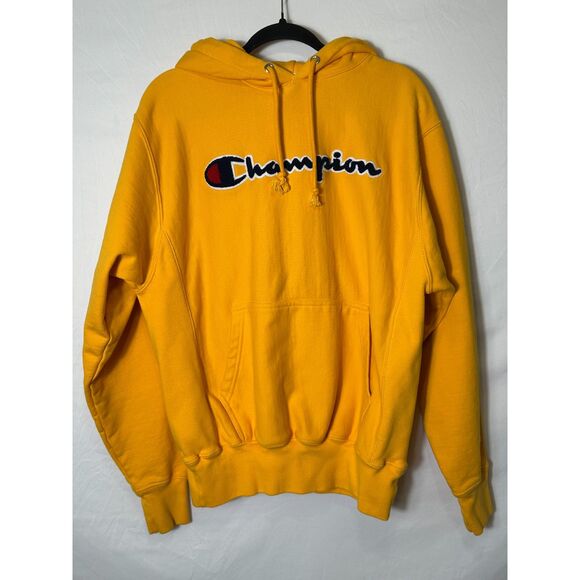 Champion Men's Reverse Weave Embroidered Logo Hoodie Size M - Picture 1 of 5